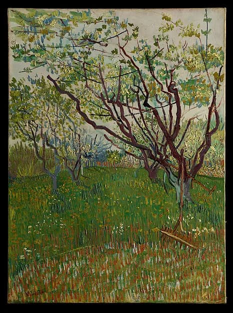 The Flowering Orchard by Vincent van Gogh, 1888. Oil on canvas. Image from The Metropolitan Museum of Art.
